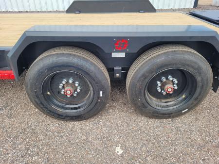 New 2027 Buckshot 83"x22' BP Equipment/Car Trailer W/8K Axles