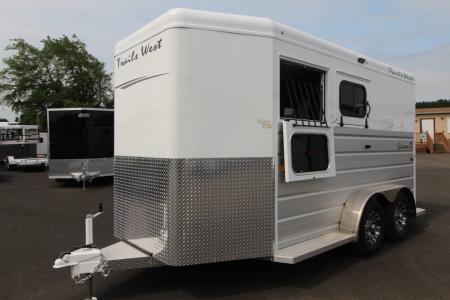 New 2027 Trails West Sierra II Extra Tall 2 Horse Trailer