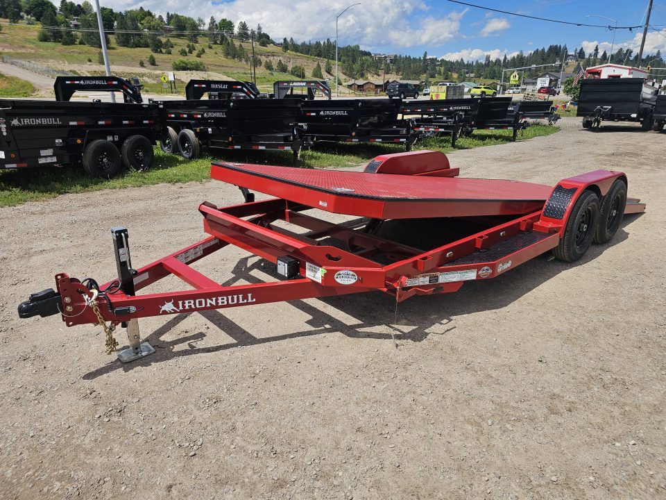 New 2026 Iron Bull 20' 10k Tilt Deck Car Hauler