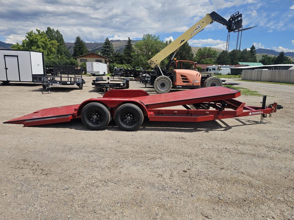 New 2026 Iron Bull 20' 10k Tilt Deck Car Hauler