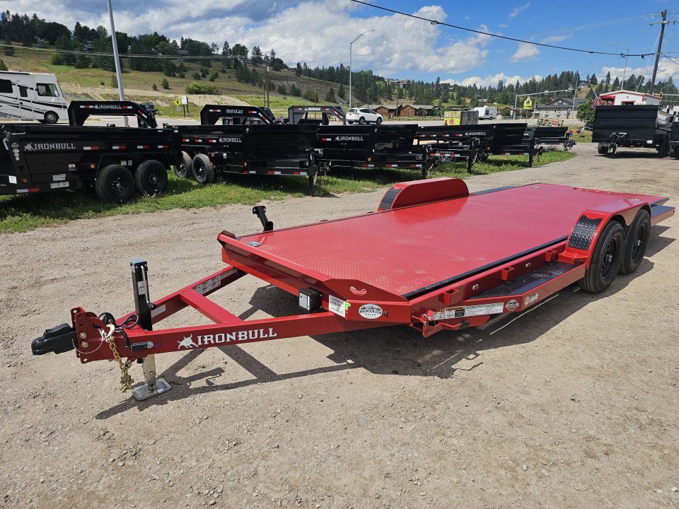 New 2026 Iron Bull 20' 10k Tilt Deck Car Hauler
