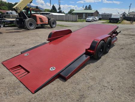 New 2026 Iron Bull 20' 10k Tilt Deck Car Hauler
