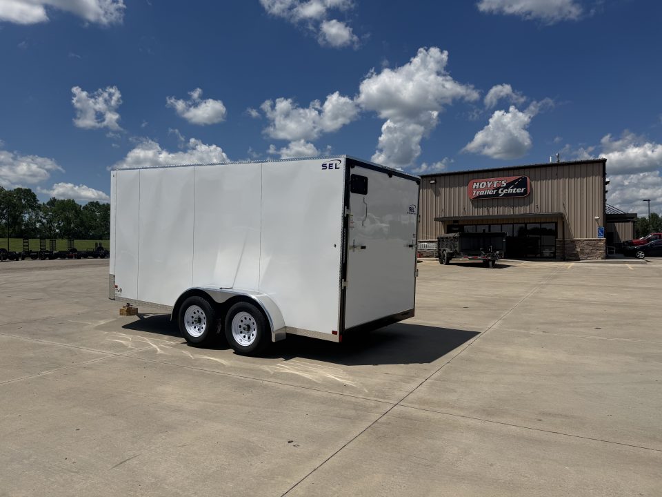 New 2026 Sharp Manufacturing 7 X 14 TA SEL Cargo / Enclosed Trailer