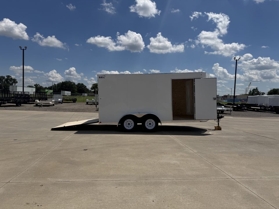 New 2026 Sharp Manufacturing 7 X 14 TA SEL Cargo / Enclosed Trailer
