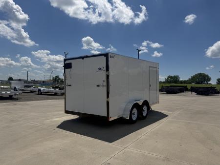 New 2026 Sharp Manufacturing 7 X 14 TA SEL Cargo / Enclosed Trailer