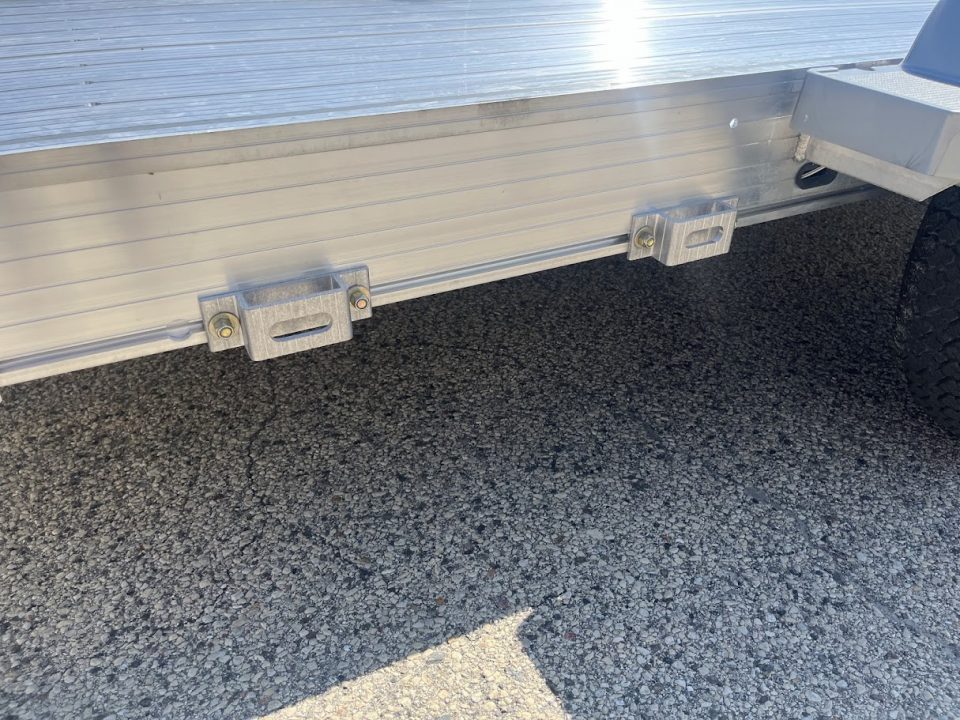 Used 2019 Triton Trailers 82" x 14' Aluminum AUT1482 w/ Bifold Gate Utility Trailer