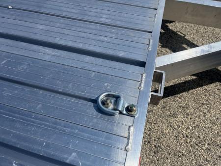 Used 2019 Triton Trailers 82" x 14' Aluminum AUT1482 w/ Bifold Gate Utility Trailer