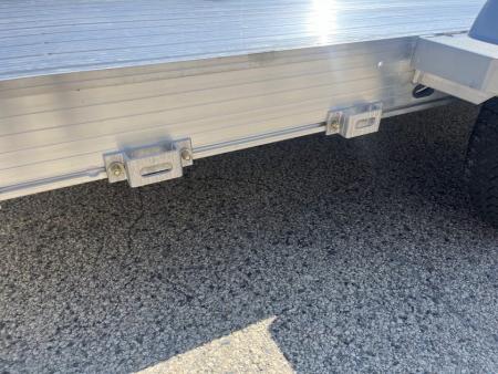 Used 2019 Triton Trailers 82" x 14' Aluminum AUT1482 w/ Bifold Gate Utility Trailer