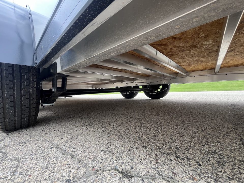 New 2027 Forest River Aluminum Ameralite-Lite 7.5' x 18' + 20" V-Front w/ UTV & Black Out Package Cargo / Enclosed Trailer