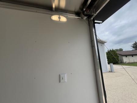 New 2027 Forest River Aluminum Ameralite-Lite 7.5' x 18' + 20" V-Front w/ UTV & Black Out Package Cargo / Enclosed Trailer