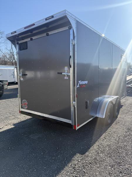 New 2026 Homesteader 7x16IT V-Nose - 7' Interior - SILVER - OHV PKG. ATV/UTV TRAILER