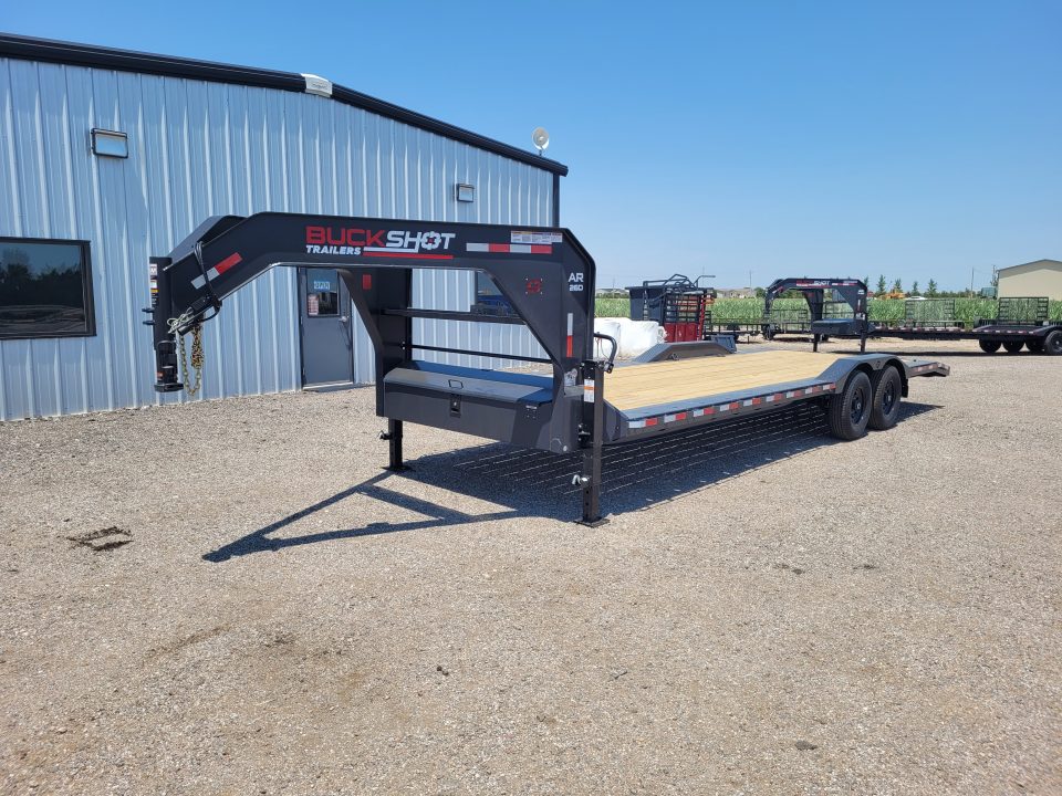 New 2027 Buckshot 102"x26' Gooseneck Equipment/Car Trailer