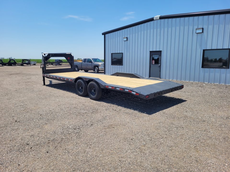 New 2027 Buckshot 102"x26' Gooseneck Equipment/Car Trailer