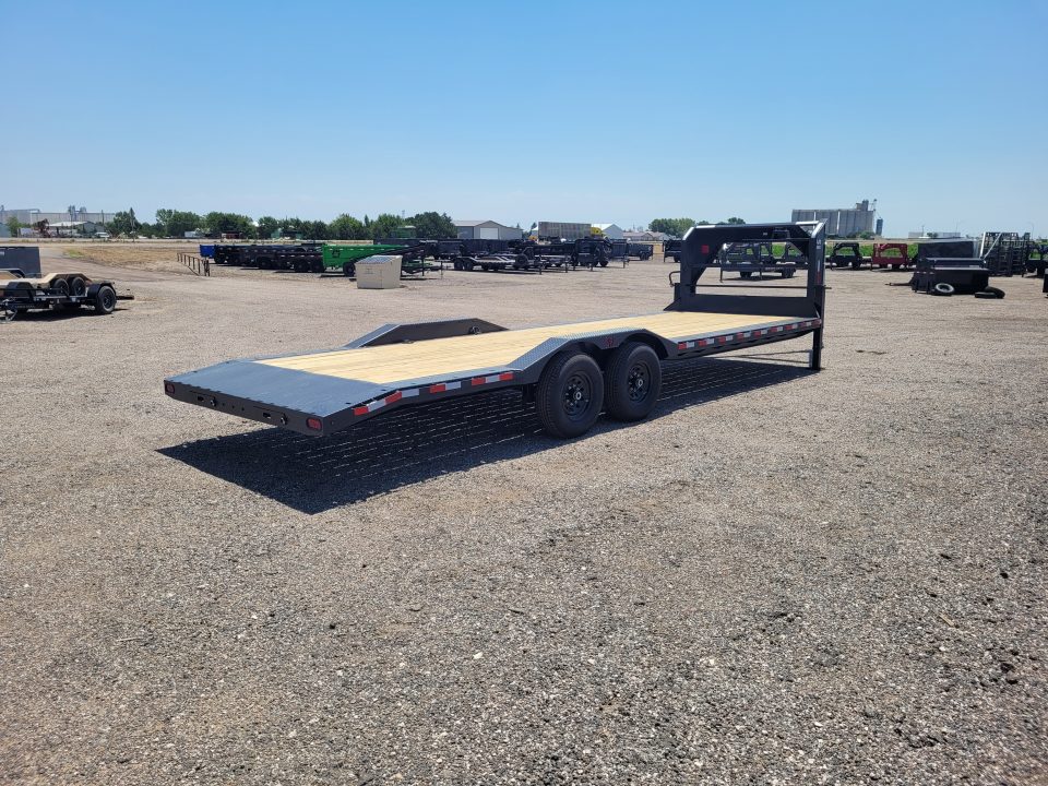 New 2027 Buckshot 102"x26' Gooseneck Equipment/Car Trailer