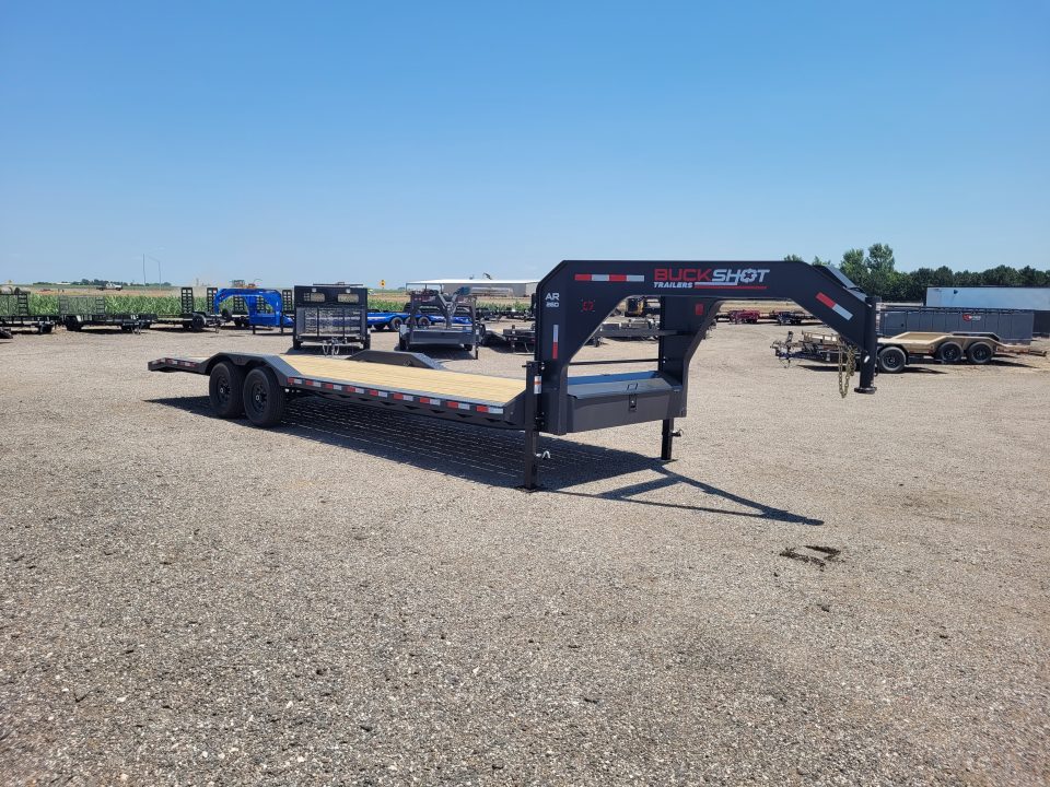 New 2027 Buckshot 102"x26' Gooseneck Equipment/Car Trailer