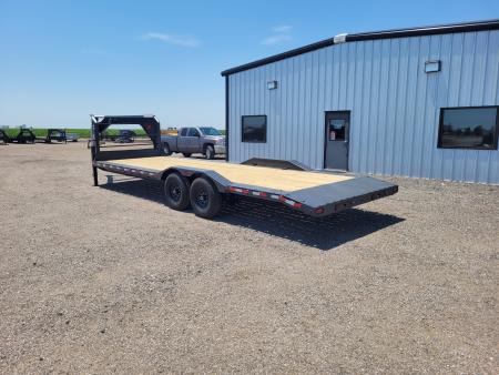 New 2027 Buckshot 102"x26' Gooseneck Equipment/Car Trailer