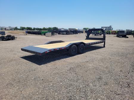 New 2027 Buckshot 102"x26' Gooseneck Equipment/Car Trailer