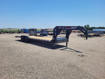 New 2027 Buckshot 102"x26' Gooseneck Equipment/Car Trailer