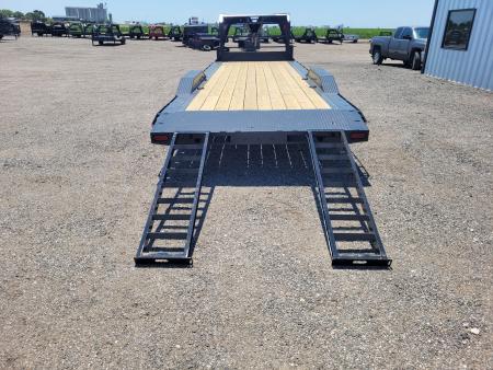 New 2027 Buckshot 102"x26' Gooseneck Equipment/Car Trailer