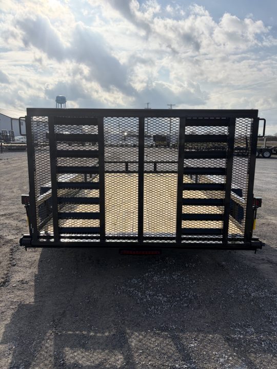 New 2026 AMO AL14TBXW (82" X 14') 7K Heavy Duty Landscape Utility Trailer