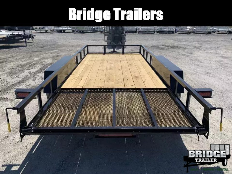 New 2026 AMO AL14TBXW (82" X 14') 7K Landscape Utility Trailer