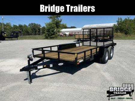 New 2026 AMO AL14TBXW (82  X 14') 7K Landscape Utility Trailer