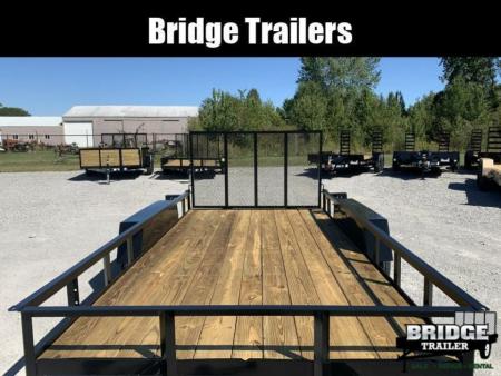 New 2026 AMO AL14TBXW (82" X 14') 7K Landscape Utility Trailer