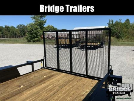 New 2026 AMO AL14TBXW (82" X 14') 7K Landscape Utility Trailer