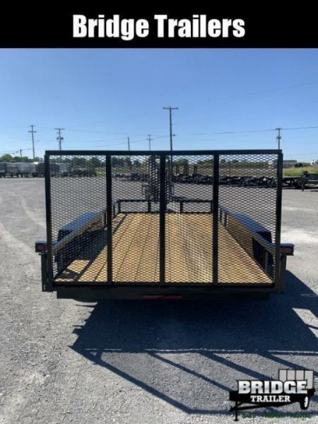 New 2026 AMO AL14TBXW (82" X 14') 7K Landscape Utility Trailer