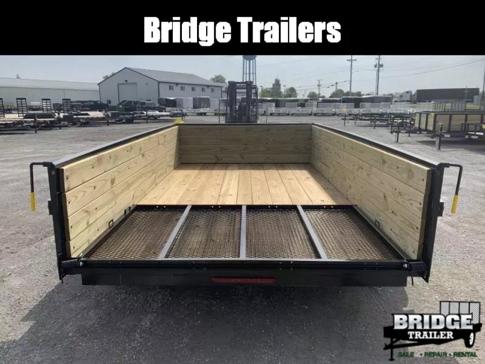 New 2026 AMO A9612TBXWG (82" X 12') 7K Tandem Highside Utility Trailer