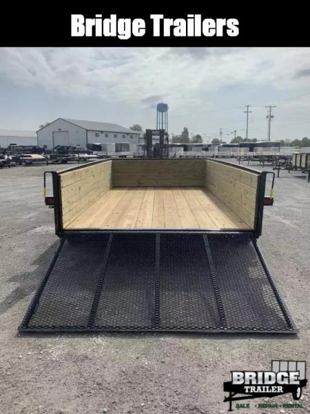 New 2026 AMO A9612TBXWG (82" X 12') 7K Tandem Highside Utility Trailer