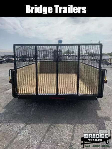 New 2026 AMO A9612TBXWG (82" X 12') 7K Tandem Highside Utility Trailer