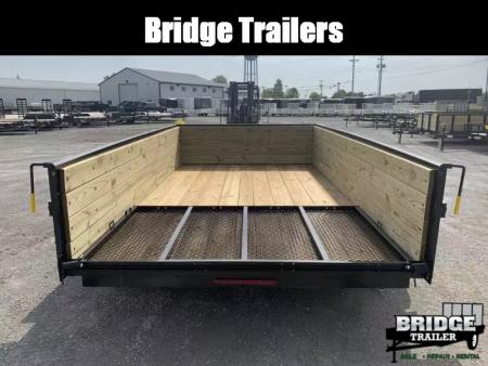 New 2026 AMO A9612TBXWG (82" X 12') 7K Tandem Highside Utility Trailer