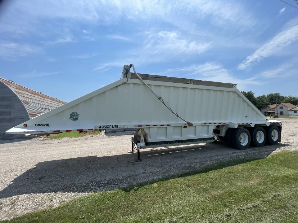 Used 2019 Armor Lite Belly Dump Tri Axle Semi-Trailer