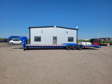 New 2027 Buckshot 102"x40' Gooseneck Triple Axle Carhauler Trailer