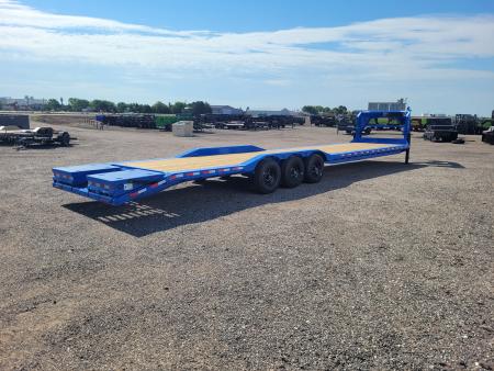 New 2027 Buckshot 102"x40' Gooseneck Triple Axle Carhauler Trailer