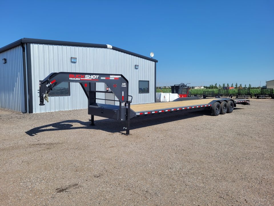 New 2027 Buckshot 102"x40' Gooseneck Triple Axle Carhauler Trailer