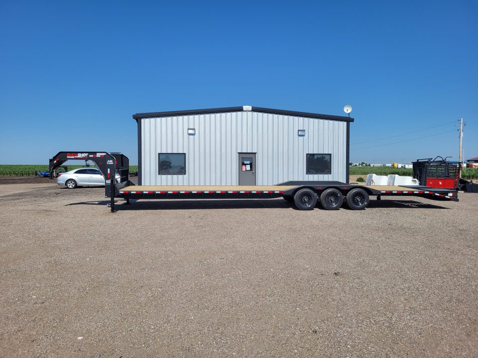 New 2027 Buckshot 102"x40' Gooseneck Triple Axle Carhauler Trailer