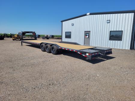 New 2027 Buckshot 102"x40' Gooseneck Triple Axle Carhauler Trailer