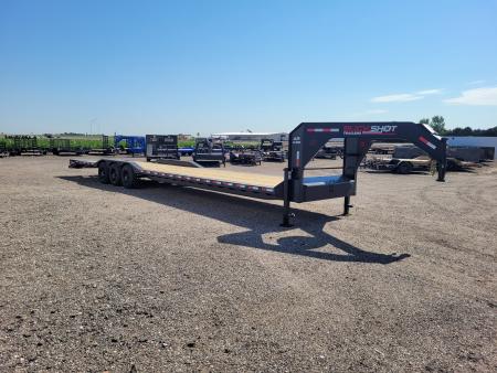 New 2027 Buckshot 102"x40' Gooseneck Triple Axle Carhauler Trailer