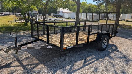 New 2026 AMO 82x12 sa mesh side Utility Trailer