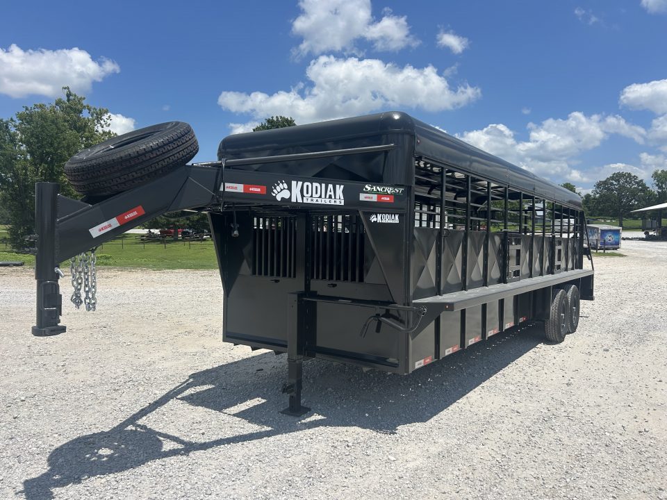 New 2026 Kodiak Trailers GN STOCK 6'8X24 Stock / Stock Combo Trailer