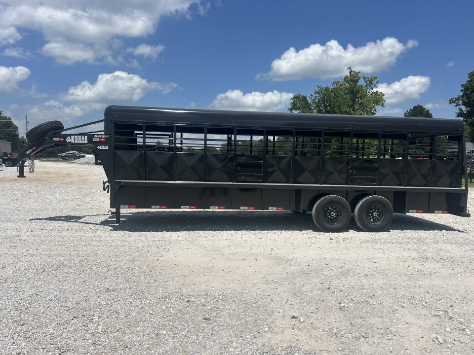 New 2026 Kodiak Trailers GN STOCK 6'8X24 Stock / Stock Combo Trailer