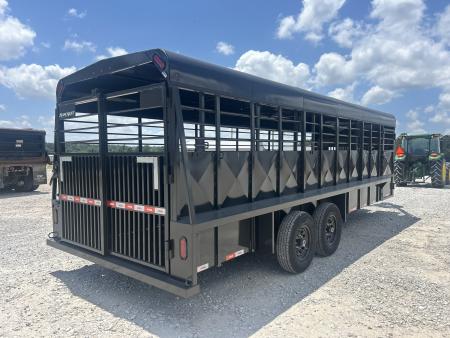 New 2026 Kodiak Trailers GN STOCK 6'8X24 Stock / Stock Combo Trailer