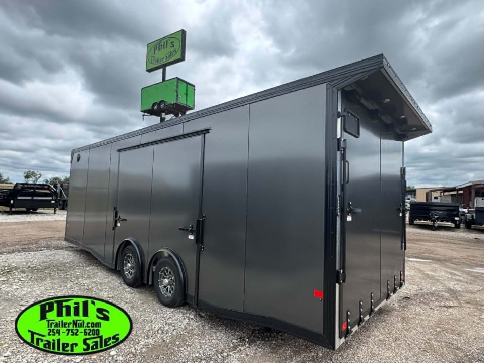 New 2026 E-Z Hauler 8.5X24 ALUMINUM CAR HAULER WITH FULL ESCAPE DOOR Cargo / Enclosed Trailer