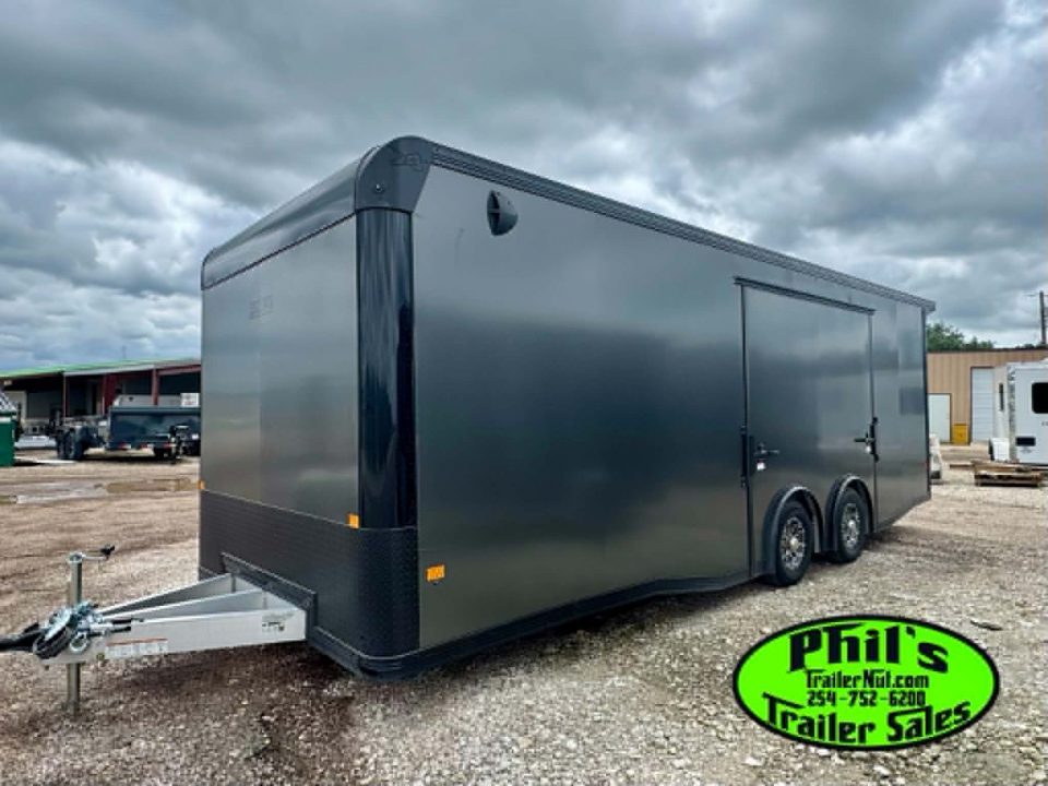 New 2026 E-Z Hauler 8.5X24 ALUMINUM CAR HAULER WITH FULL ESCAPE DOOR Cargo / Enclosed Trailer