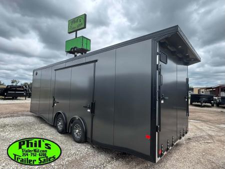 New 2026 E-Z Hauler 8.5X24 ALUMINUM CAR HAULER WITH FULL ESCAPE DOOR Cargo / Enclosed Trailer