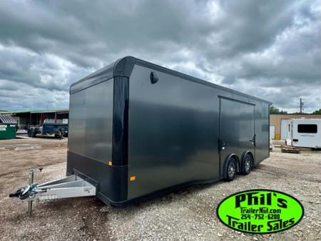 New 2026 E-Z Hauler 8.5X24 ALUMINUM CAR HAULER WITH FULL ESCAPE DOOR Cargo / Enclosed Trailer