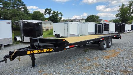New 2026 Pequea Trailers HDDO 22' LEVELER Deckover Trailer