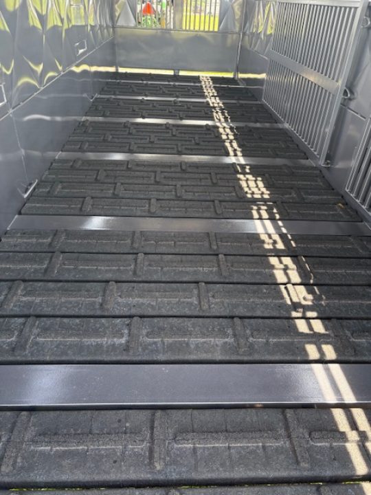 New 2026 Kodiak 6'8x24x6'6 Tandem 14K Livestock Trailer W/ 2 Cut Gates, Front Clean Out, & 14 Ply Tires